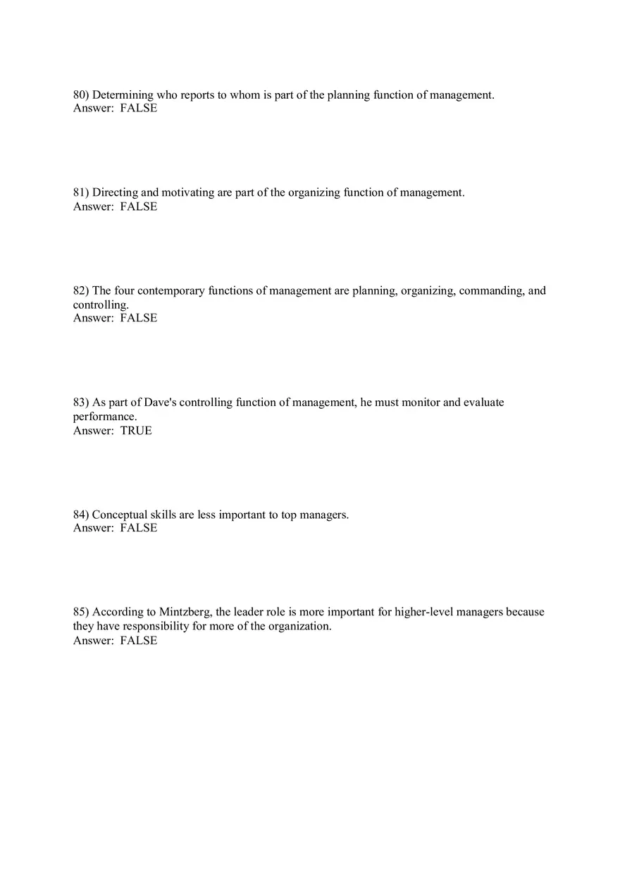 Managers and You in the Workplace Answer Key Part 3 - Page 7