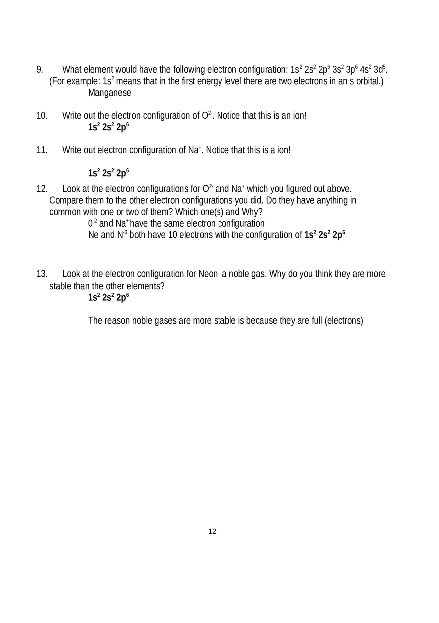 Electron Configuration - Page 4