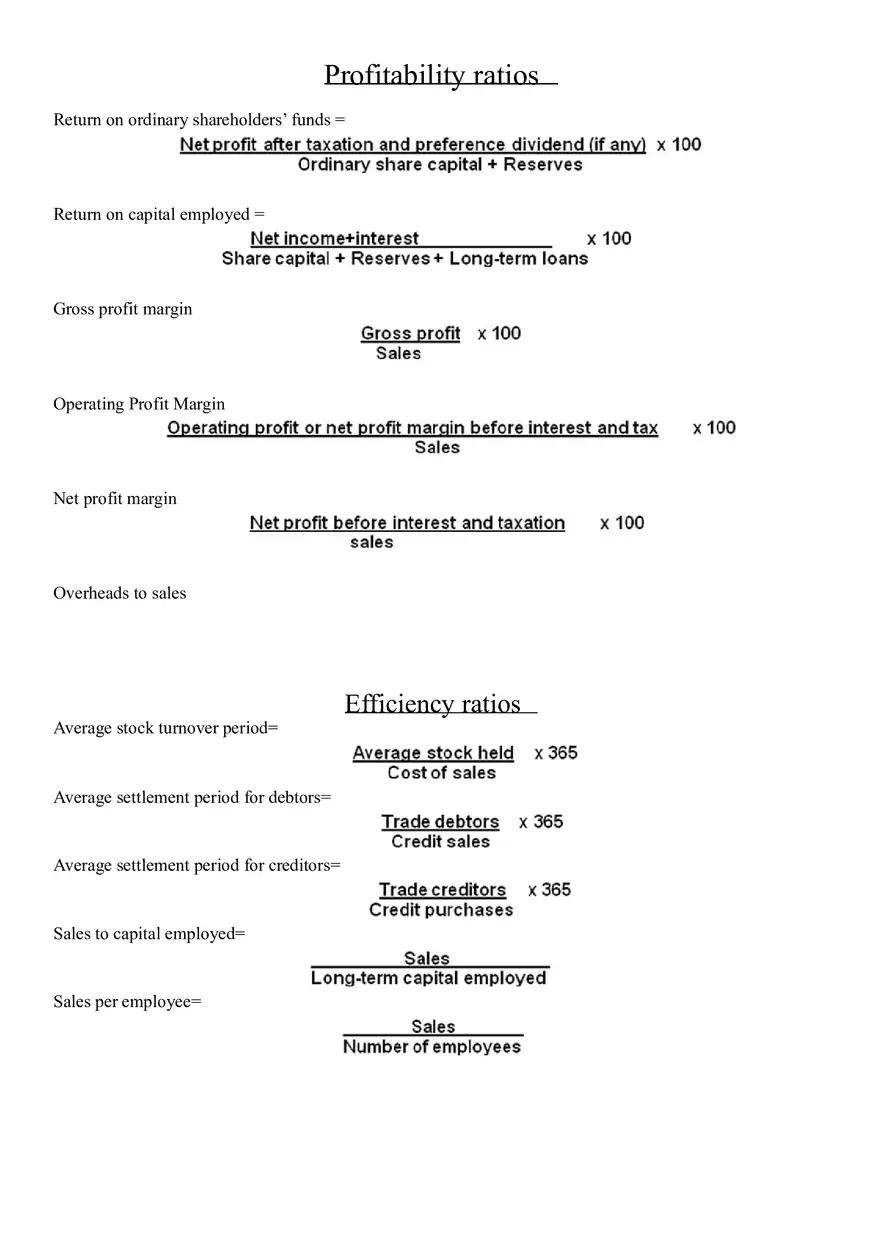 Further Ratio Interpretation - Page 4