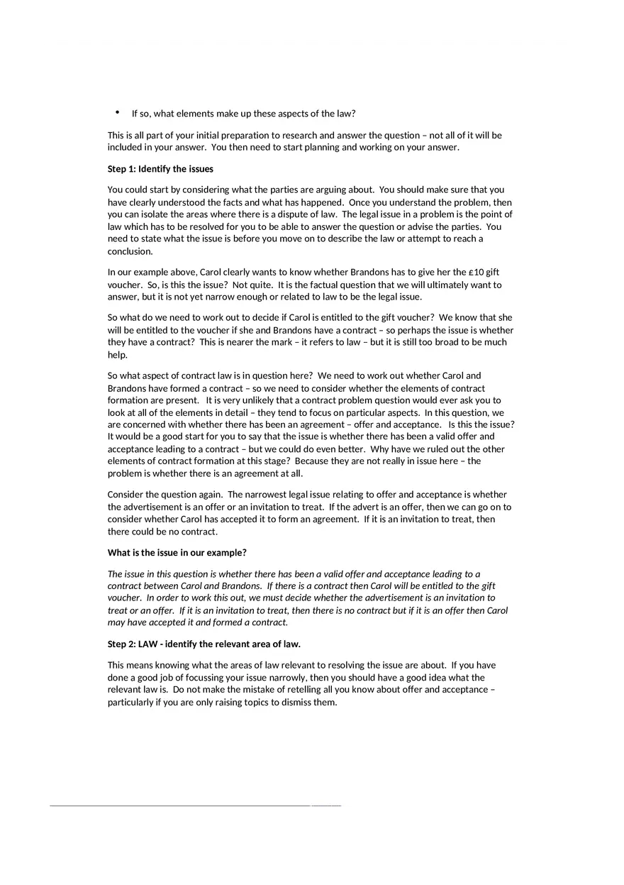 Brandon's is a Supermarket Problem Question with Worked Example - Page 2