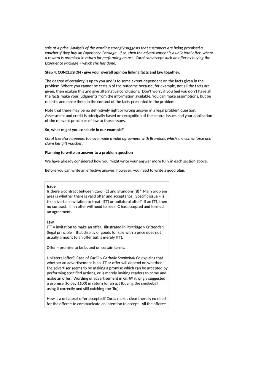 Brandon's is a Supermarket Problem Question with Worked Example - Page 4