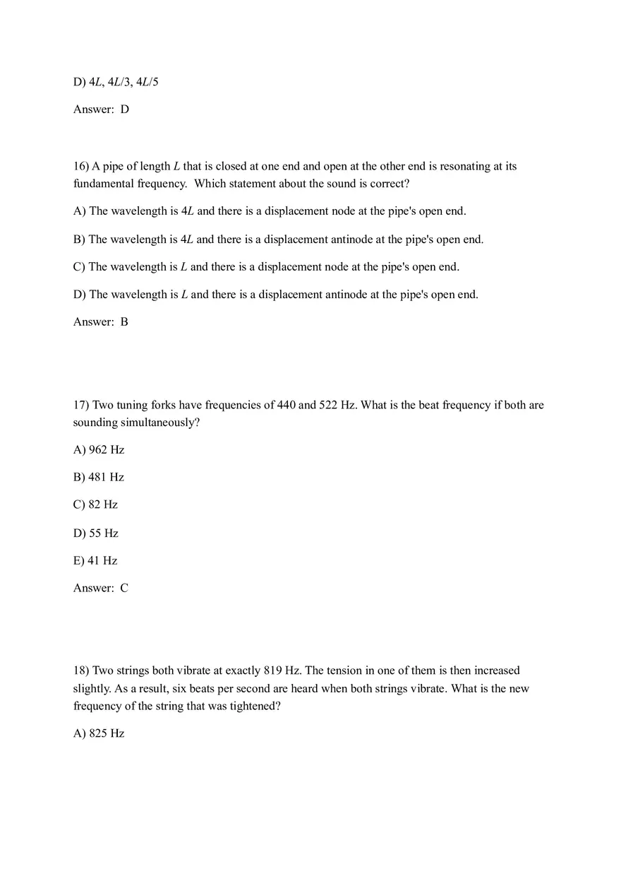 Principle and Applications (Sound) Answer Key Part 1 - Page 7