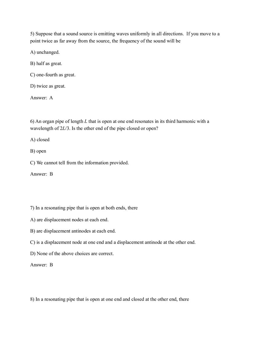 Principle and Applications (Sound) Answer Key Part 1 - Page 3