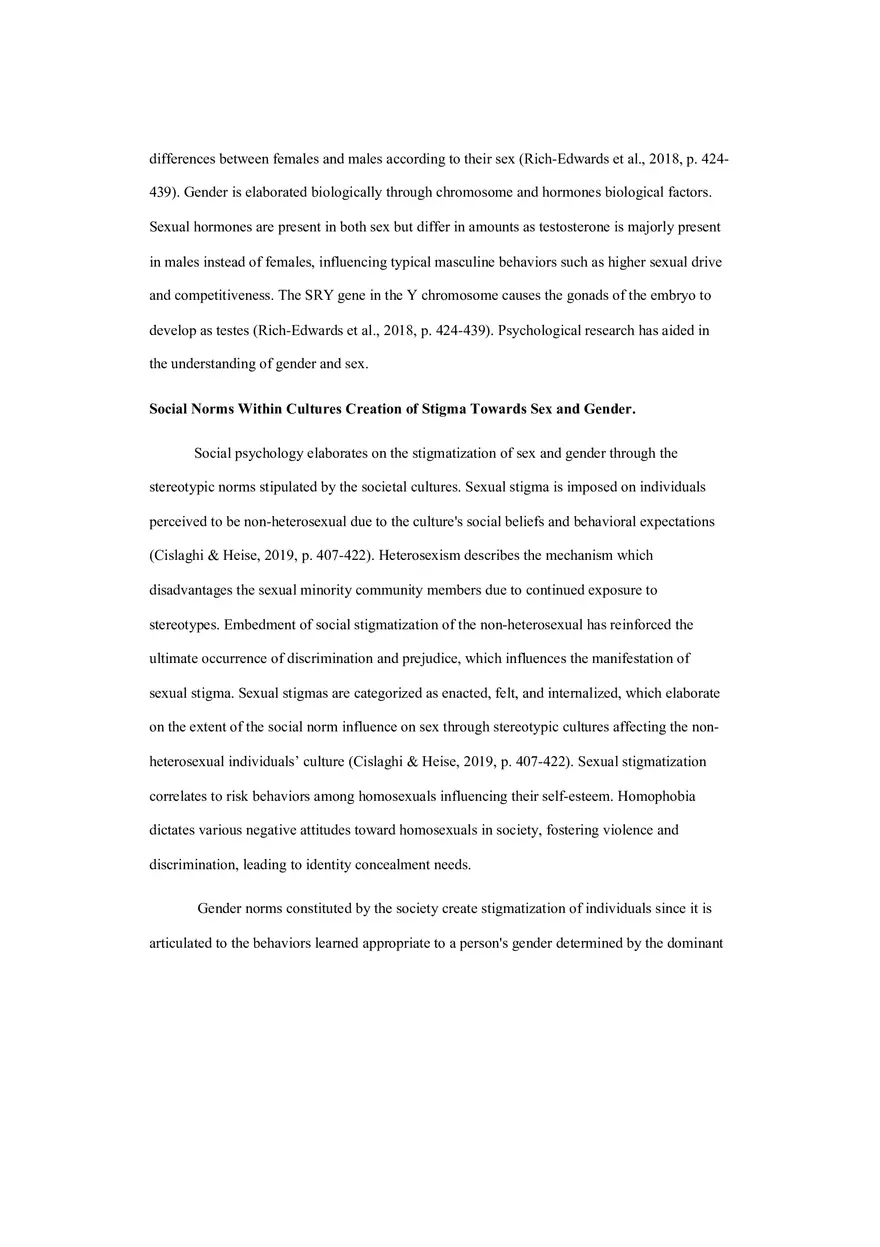 Sex, Gender, and Sexuality Paper - Page 2