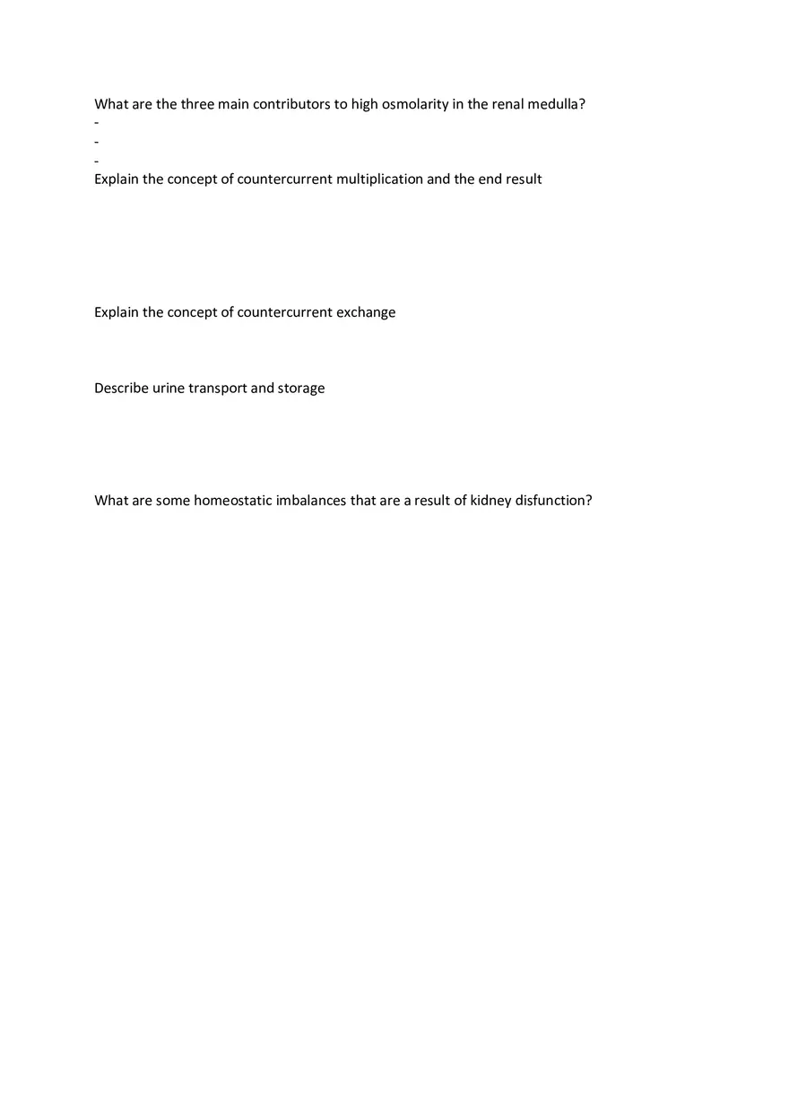 Urinary System Practice Exam - Page 10