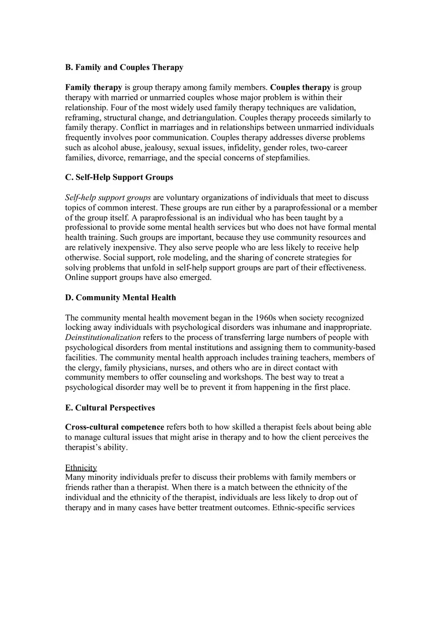 Chapter 13 Study Guide Therapies - Page 7