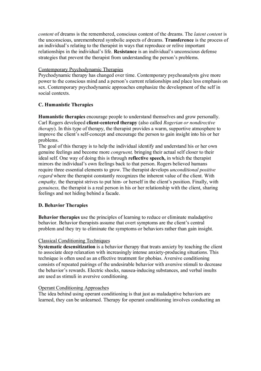Chapter 13 Study Guide Therapies - Page 3