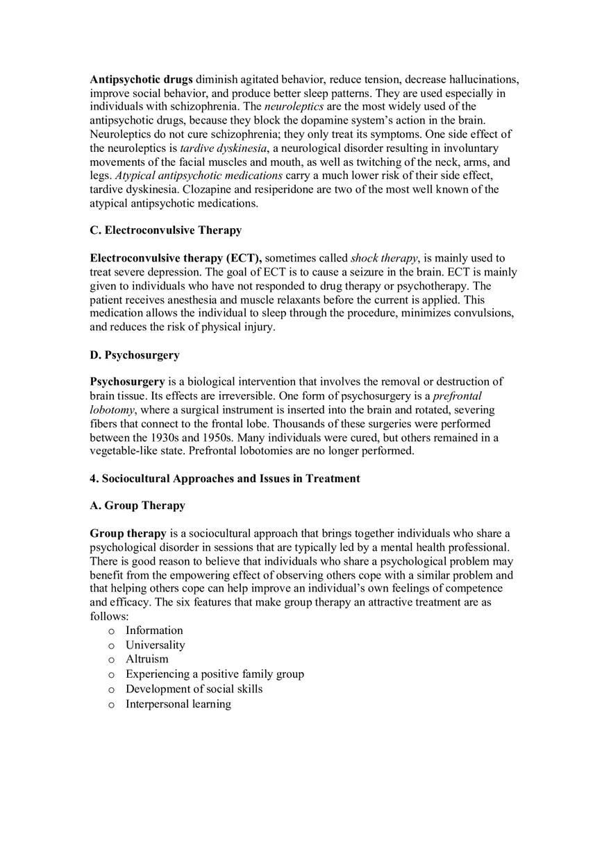 Chapter 13 Study Guide Therapies - Page 6