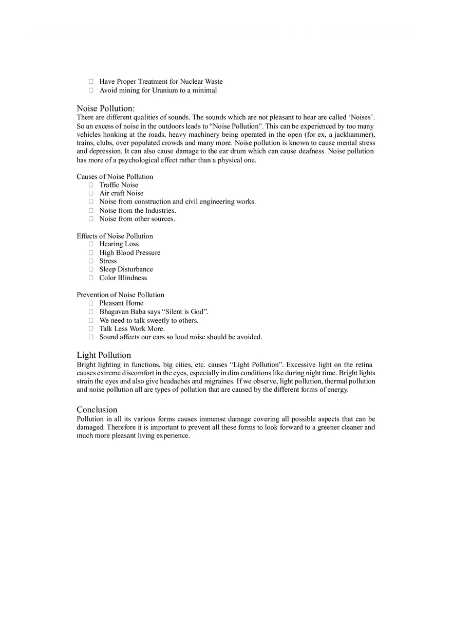 Types of Pollution - Page 4