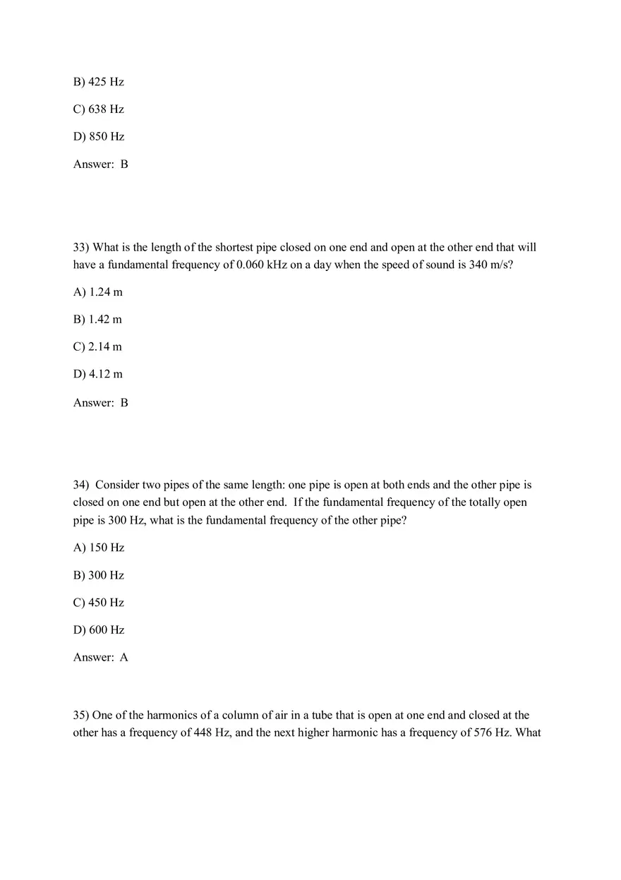 Principle and Applications (Sound) Answer Key Part 3 - Page 5