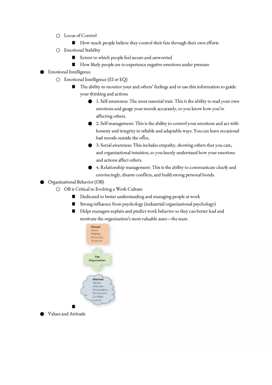Personality Behavior and Organizational Behavior - Page 2