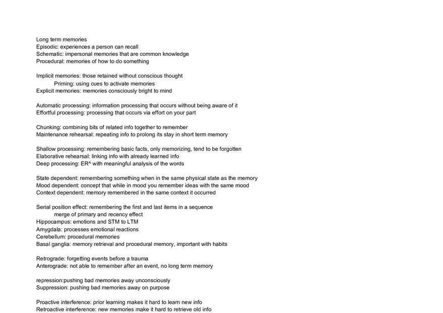 Unit 5 Psych Test Prep Cognitive Psychology - Page 3