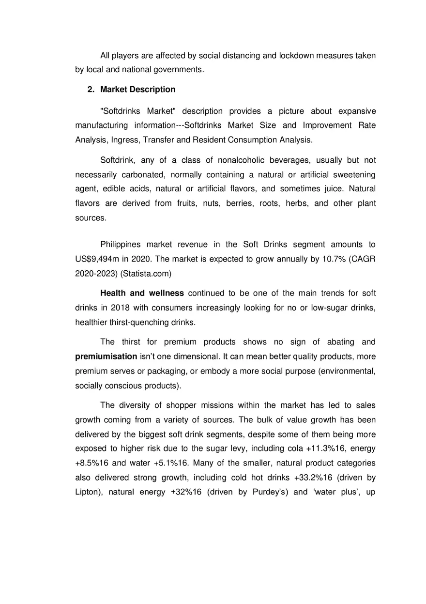 Coca Cola Corporate Strategic Plan - Page 11