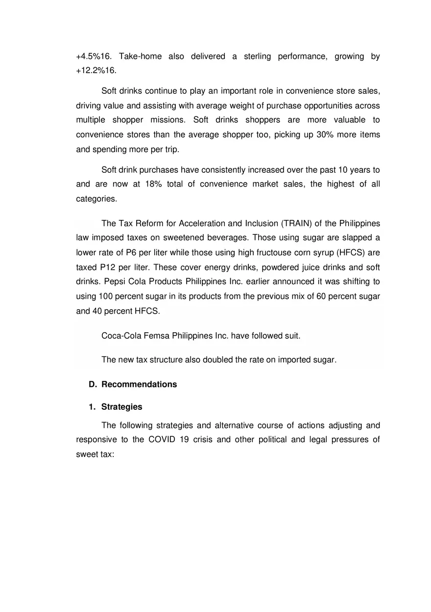 Coca Cola Corporate Strategic Plan - Page 12