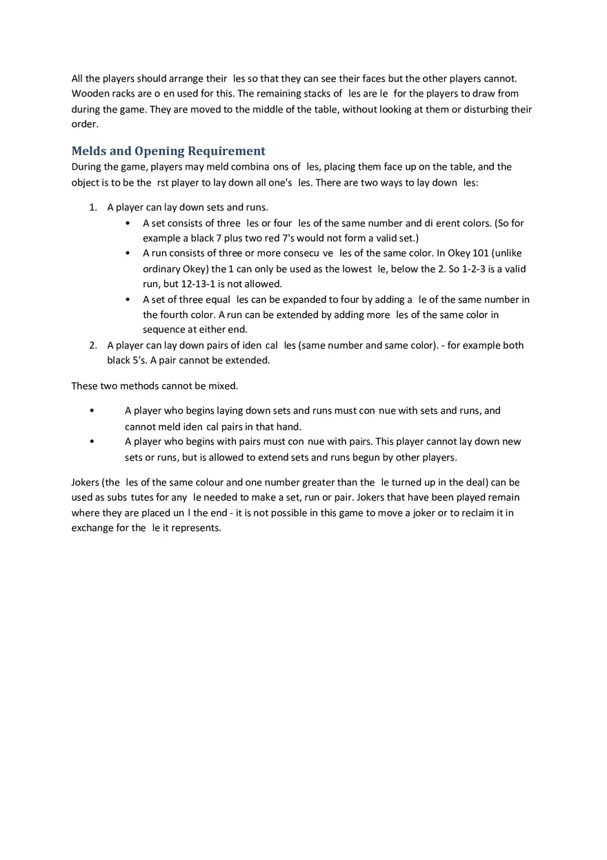 Rummikub - To Practice Set Theory, Groups, and Probability Part 3 - Page 9