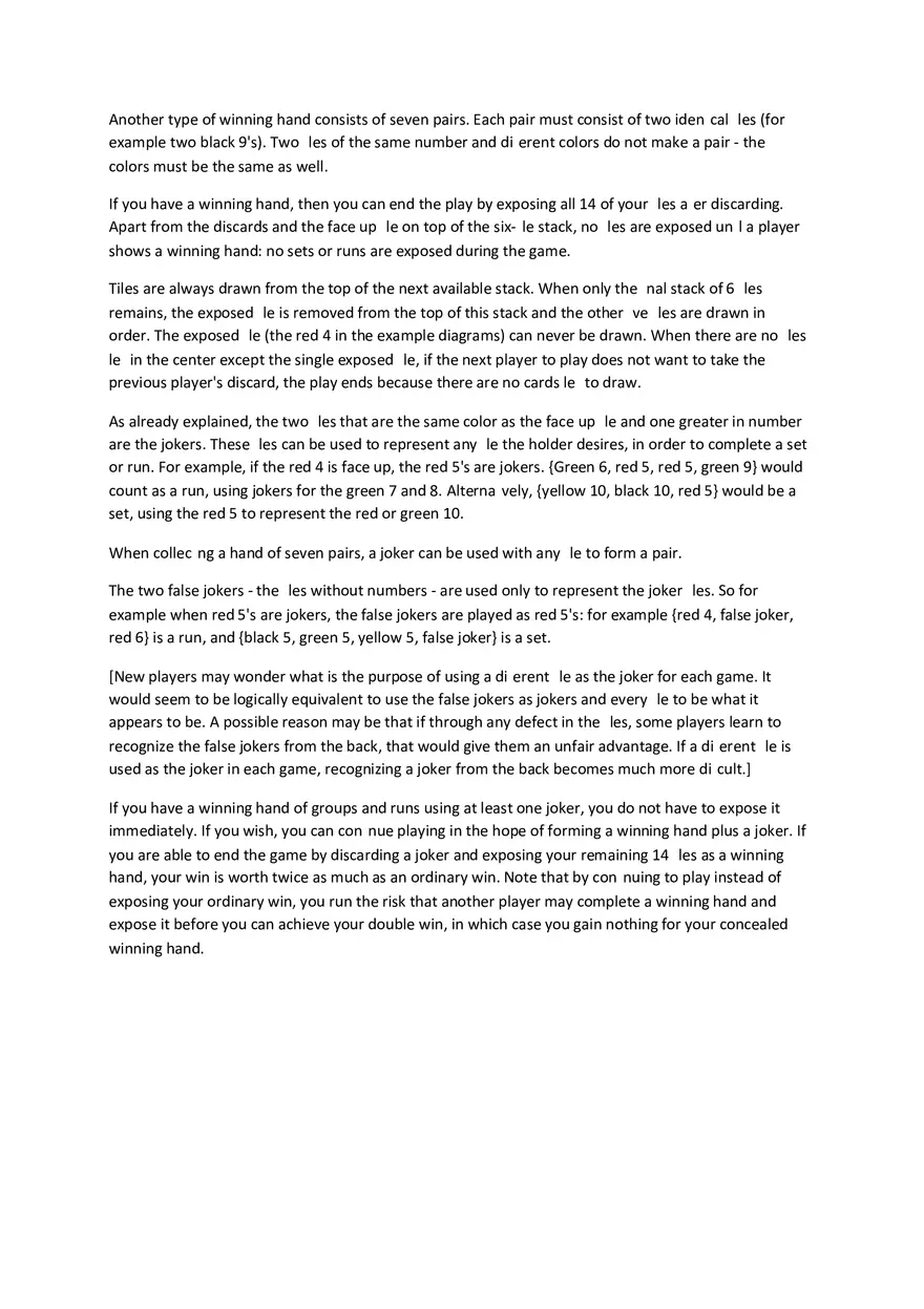 Rummikub - To Practice Set Theory, Groups, and Probability Part 3 - Page 6