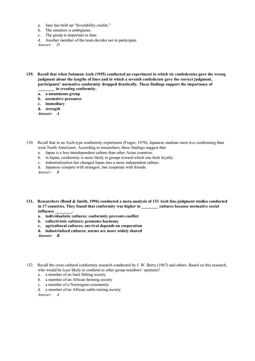 Influencing Behavior Answer Key 3 - Page 9