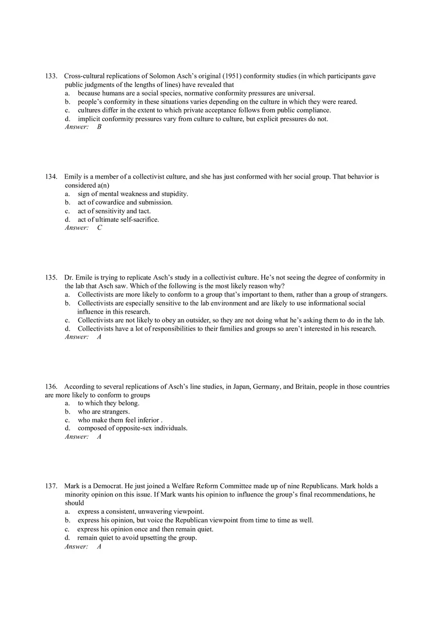 Influencing Behavior Answer Key 3 - Page 10