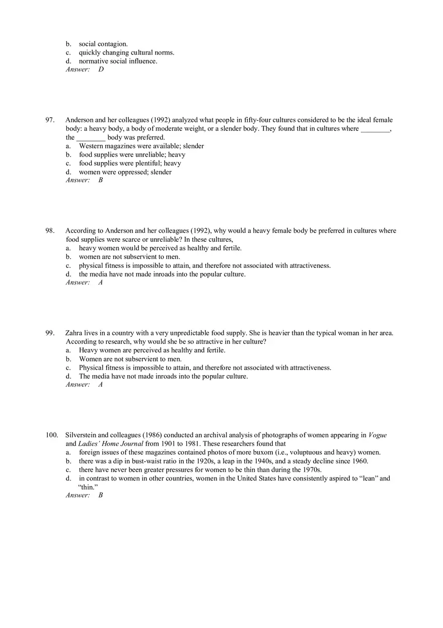 Influencing Behavior Answer Key 3 - Page 2