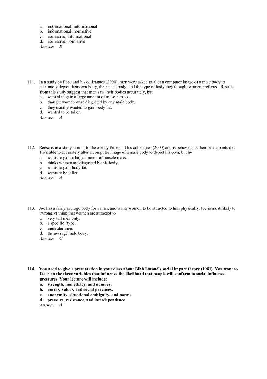 Influencing Behavior Answer Key 3 - Page 5