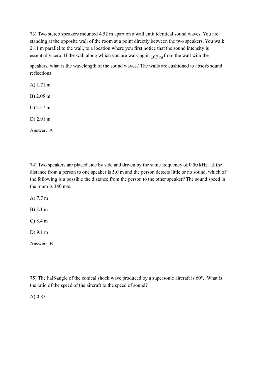 Principle and Applications (Sound) Answer Key Part 4 - Page 8