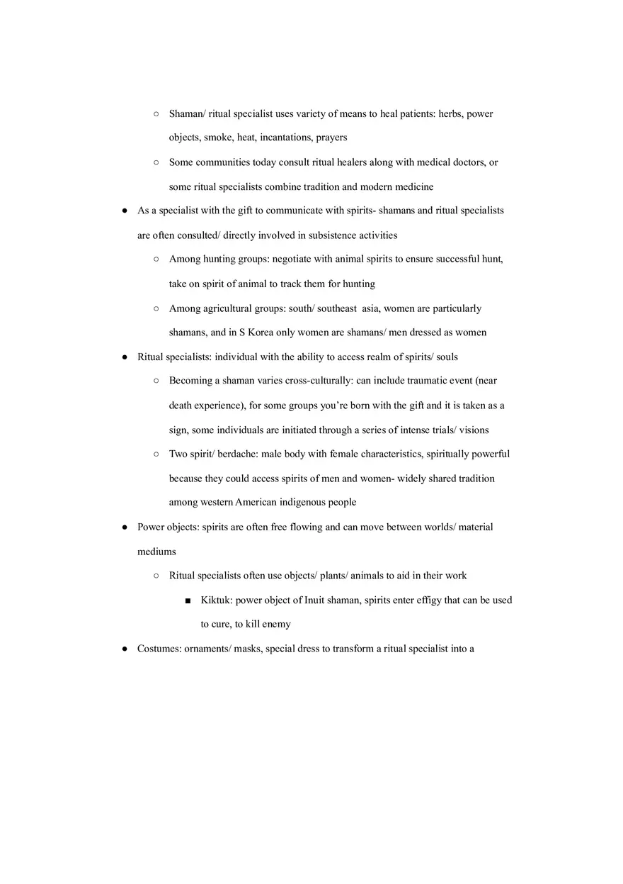 Shamanism and Religious Specialists - Page 2