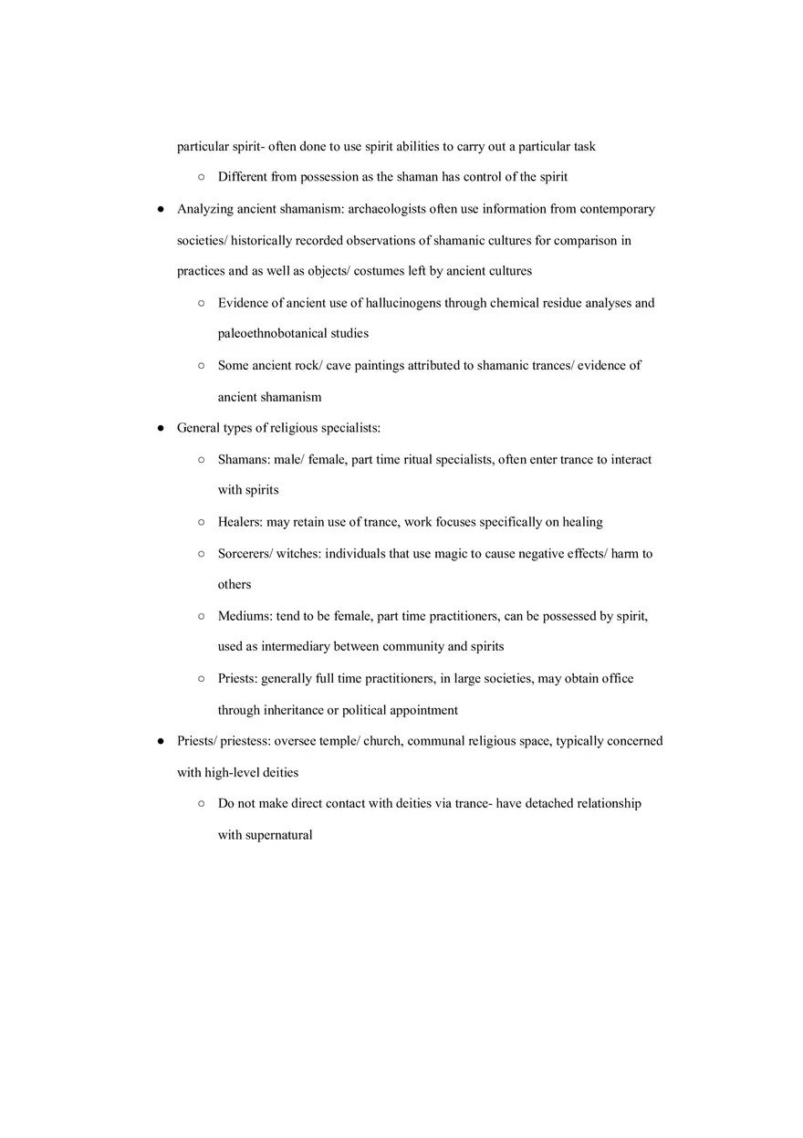 Shamanism and Religious Specialists - Page 3