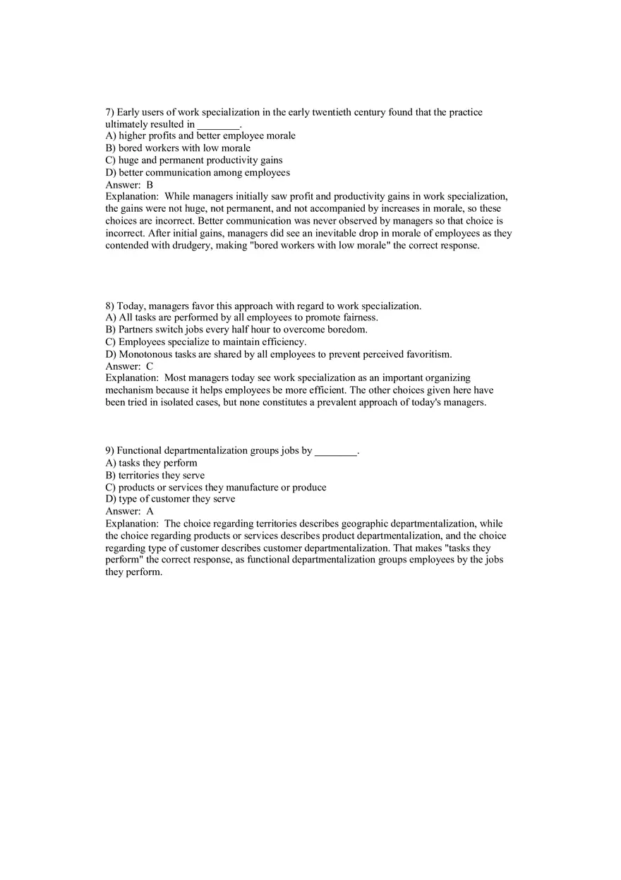 Fundamentals of Management - Organizational Structure and Design Part 1 - Page 3