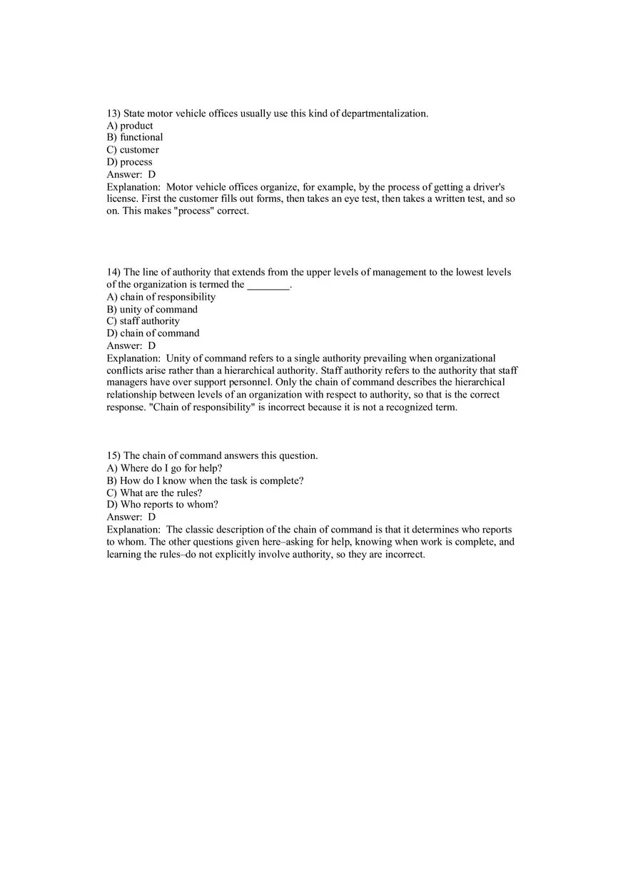Fundamentals of Management - Organizational Structure and Design Part 1 - Page 5