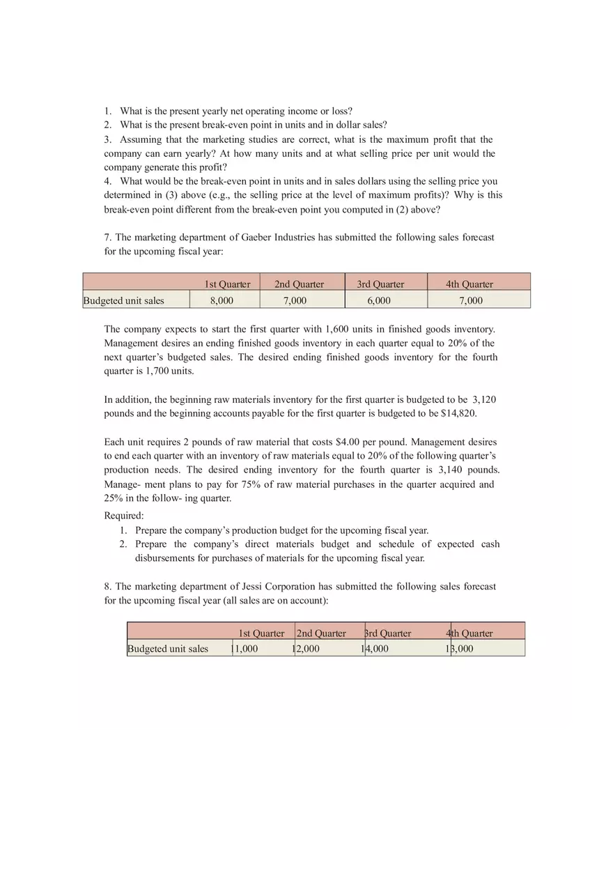 Basic Accounting Assignment Questions - Page 5