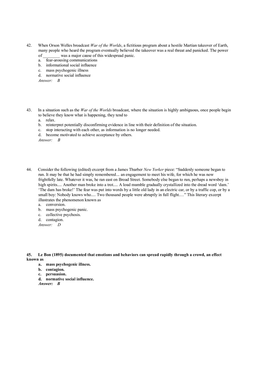 Influencing Behavior Answer Key 1 - Page 10
