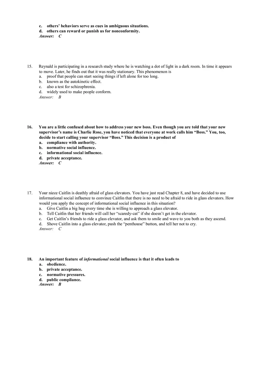 Influencing Behavior Answer Key 1 - Page 4