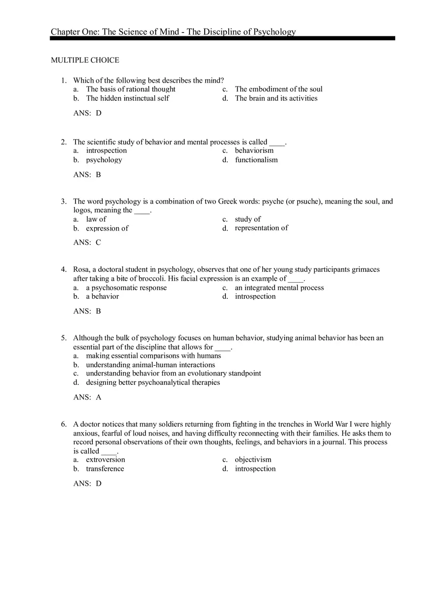 The Discipline of Psycholog Part 1 - Page 1