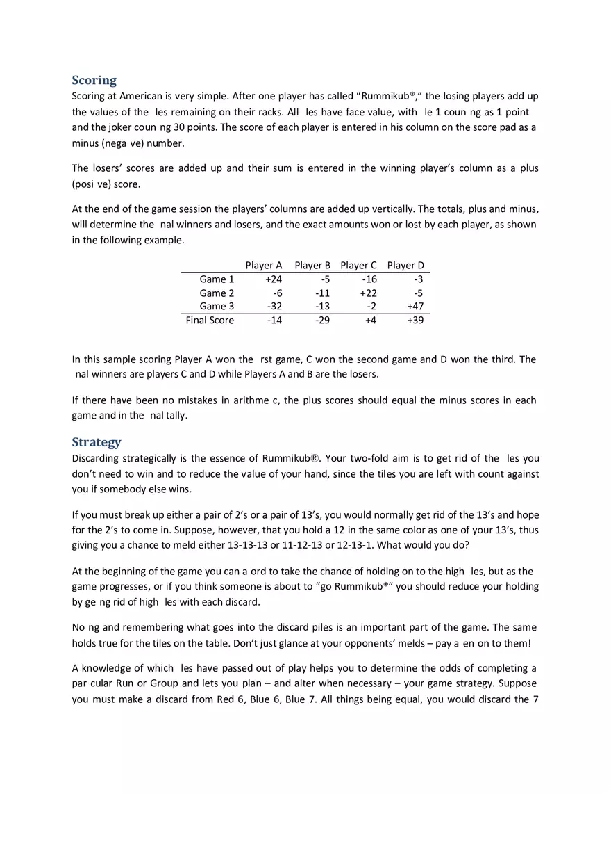 Rummikub - To Practice Set Theory, Groups, and Probability Part 1 - Page 7