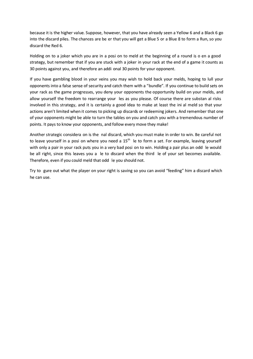 Rummikub - To Practice Set Theory, Groups, and Probability Part 1 - Page 8
