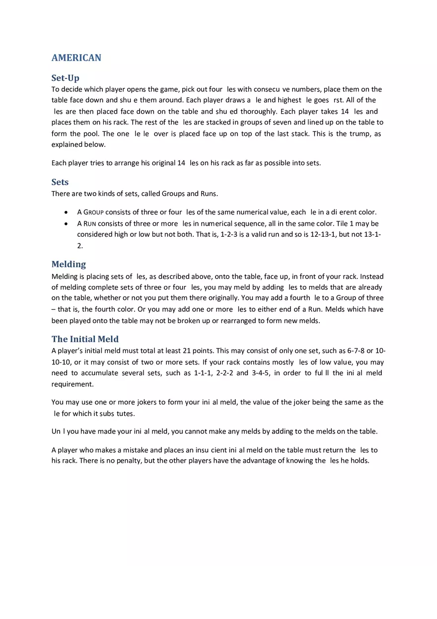 Rummikub - To Practice Set Theory, Groups, and Probability Part 1 - Page 5