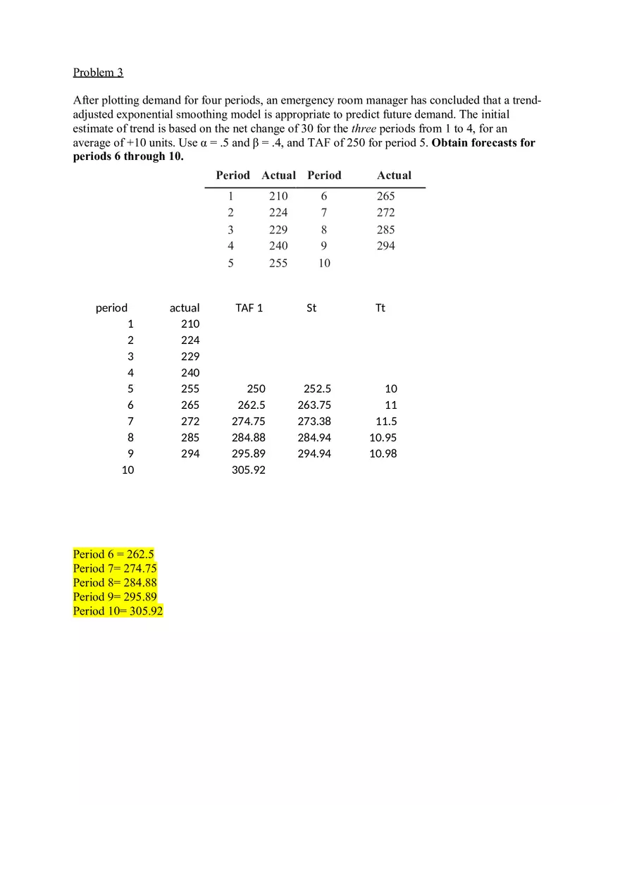Operations and Supply Management Homework Set 2 - Page 13