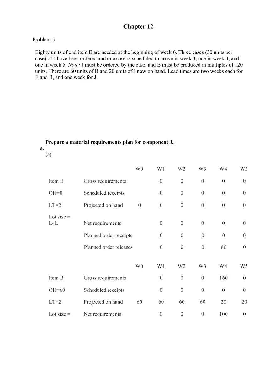 Operations and Supply Management Homework Set 2 - Page 16