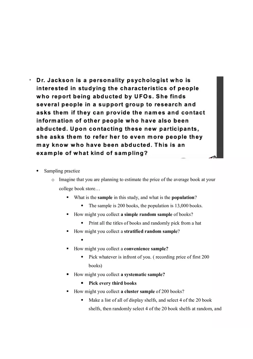 Surveys and Observations - Describing What People Do Part 2 - Page 1