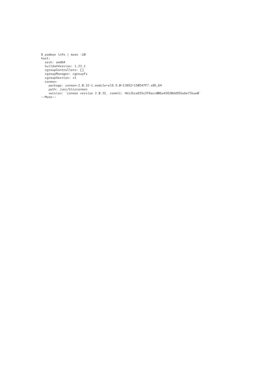 Podman Basics Cheat Sheet Red Hat Developer - Page 11
