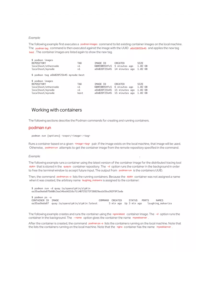 Podman Basics Cheat Sheet Red Hat Developer - Page 15