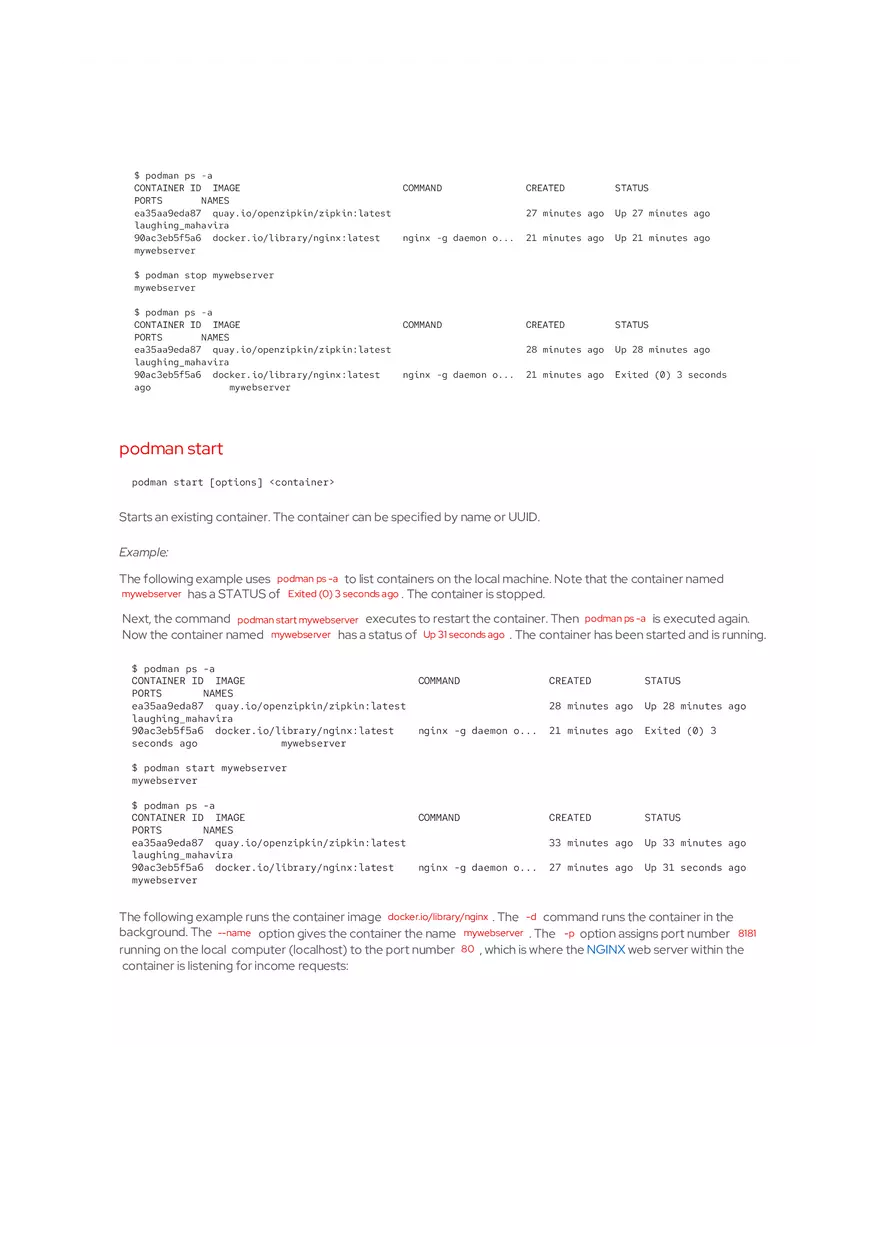 Podman Basics Cheat Sheet Red Hat Developer - Page 17