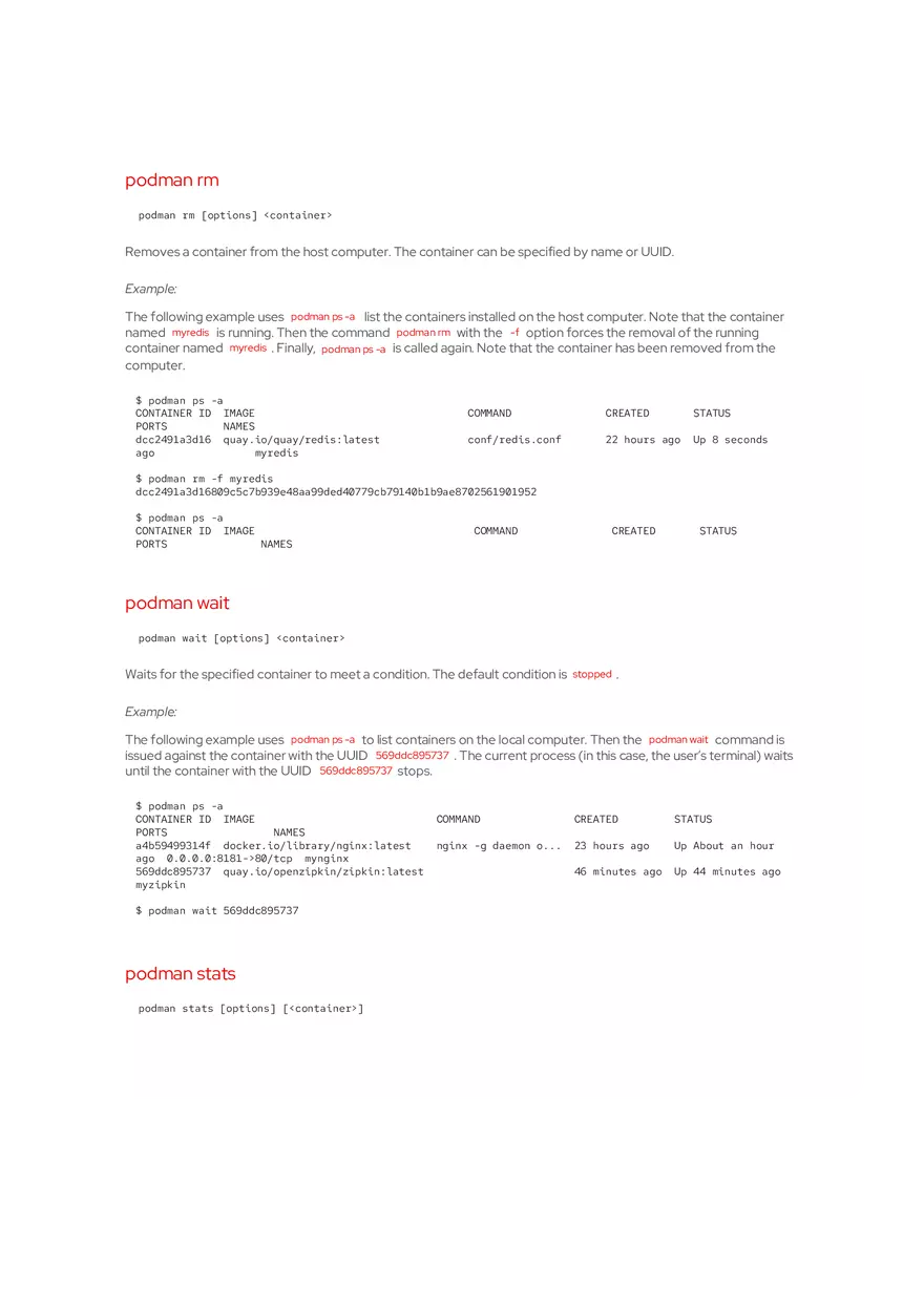 Podman Basics Cheat Sheet Red Hat Developer - Page 19