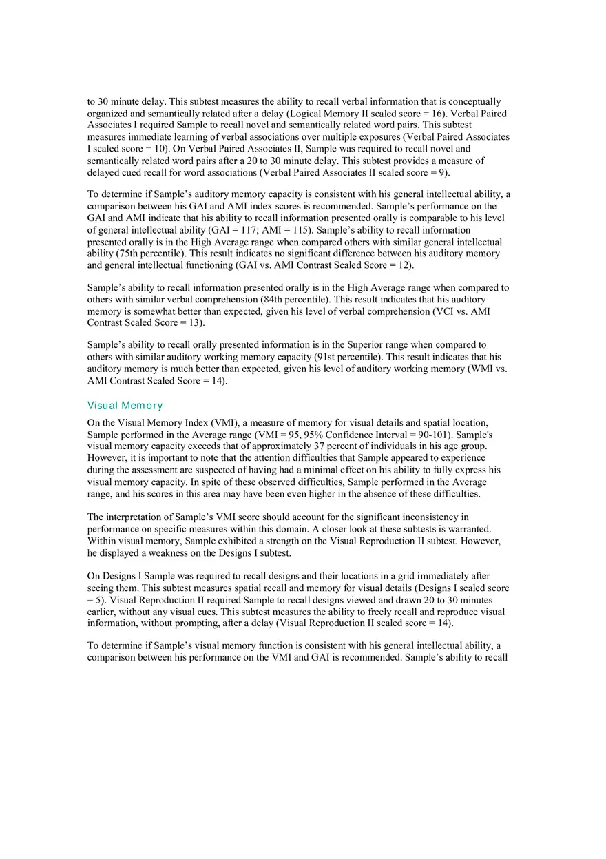 Interpretation of WAIS–IV Cognitive Assessment Results Part 1 - Page 4