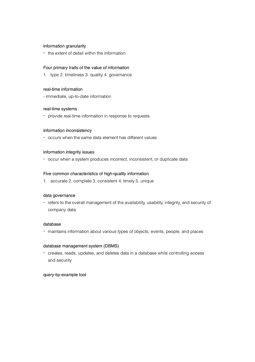 Business Analytics and Decision Modeling Study Guide - Page 1