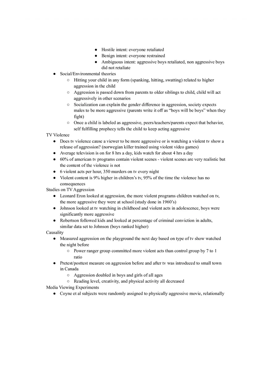 Aggression - Physical or Verbal Behavior Intended to Hurt Someone - Page 2