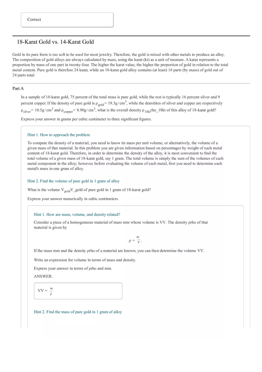 Basics and Fluids - Mastering Physics Assignment - Page 4
