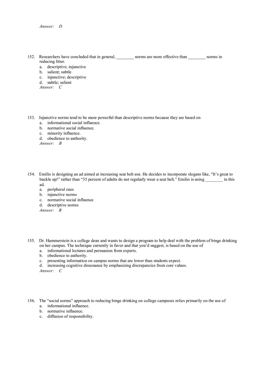 Influencing Behavior Answer Key 4 - Page 7