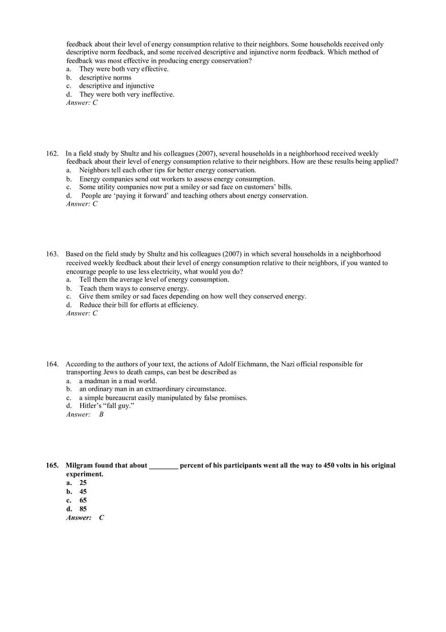 Influencing Behavior Answer Key 4 - Page 9