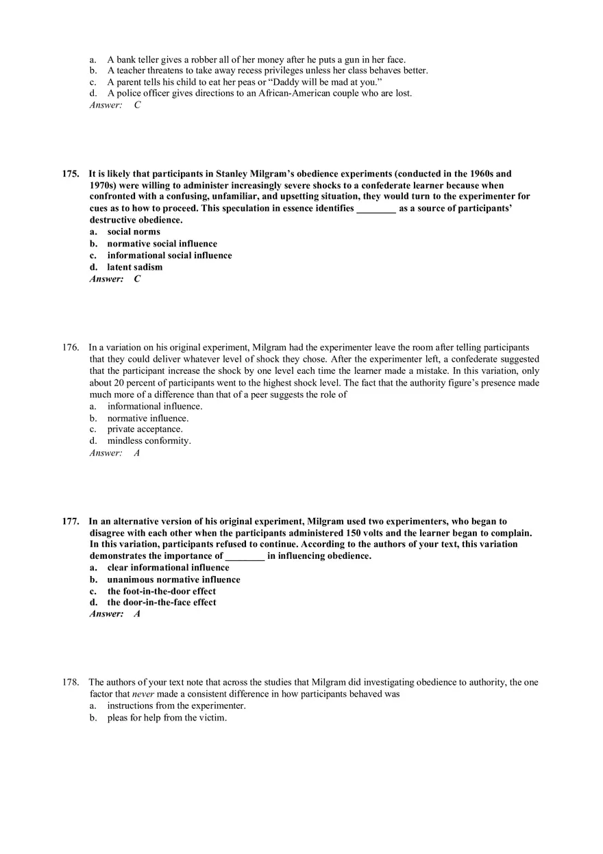 Influencing Behavior Answer Key 4 - Page 12